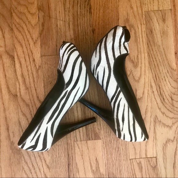 Alisha Hill Zebra Print Pumps - Picture 5 of 8